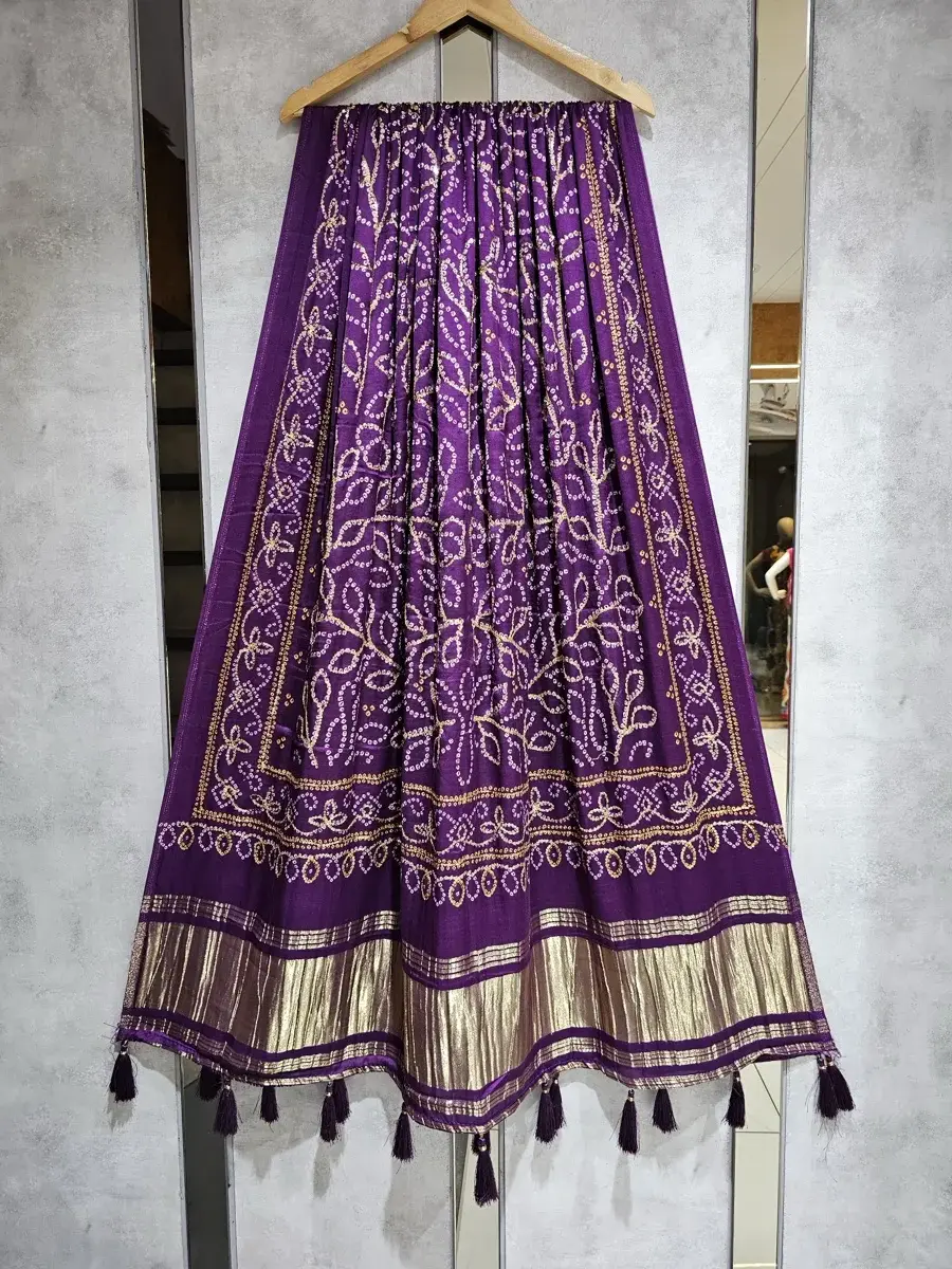 Gaji Silk Lagdi Patta GSL003