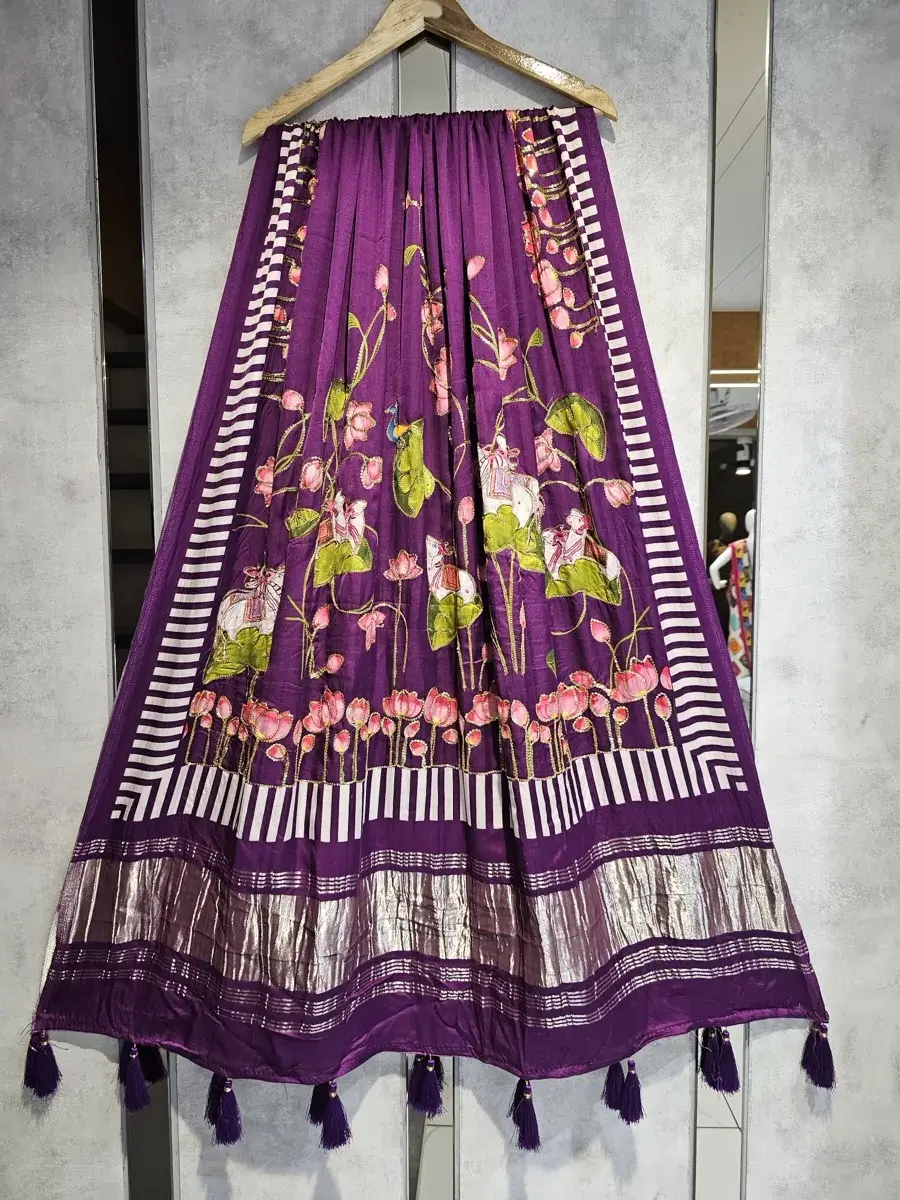 Gaji Silk Lagdi Patta GSL005