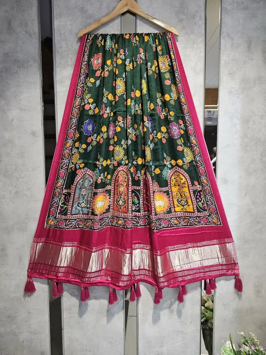 Gaji Silk Lagdi Patta GSL013