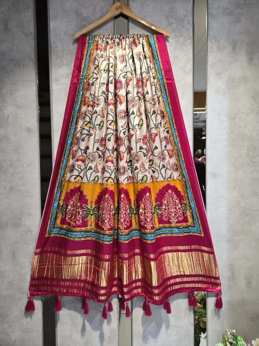 Gaji Silk Lagdi Patta GSL016