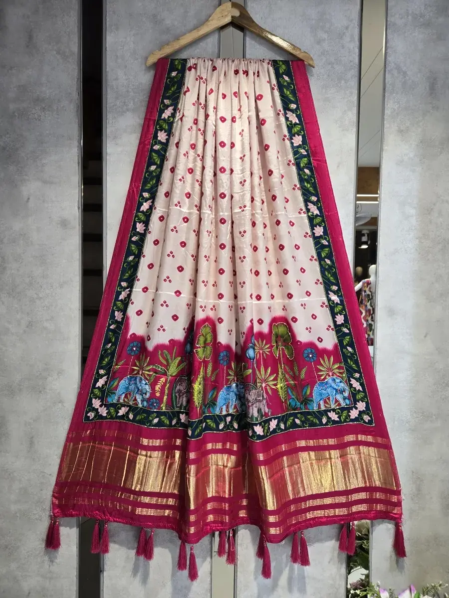 Gaji Silk Lagdi Patta GSL021