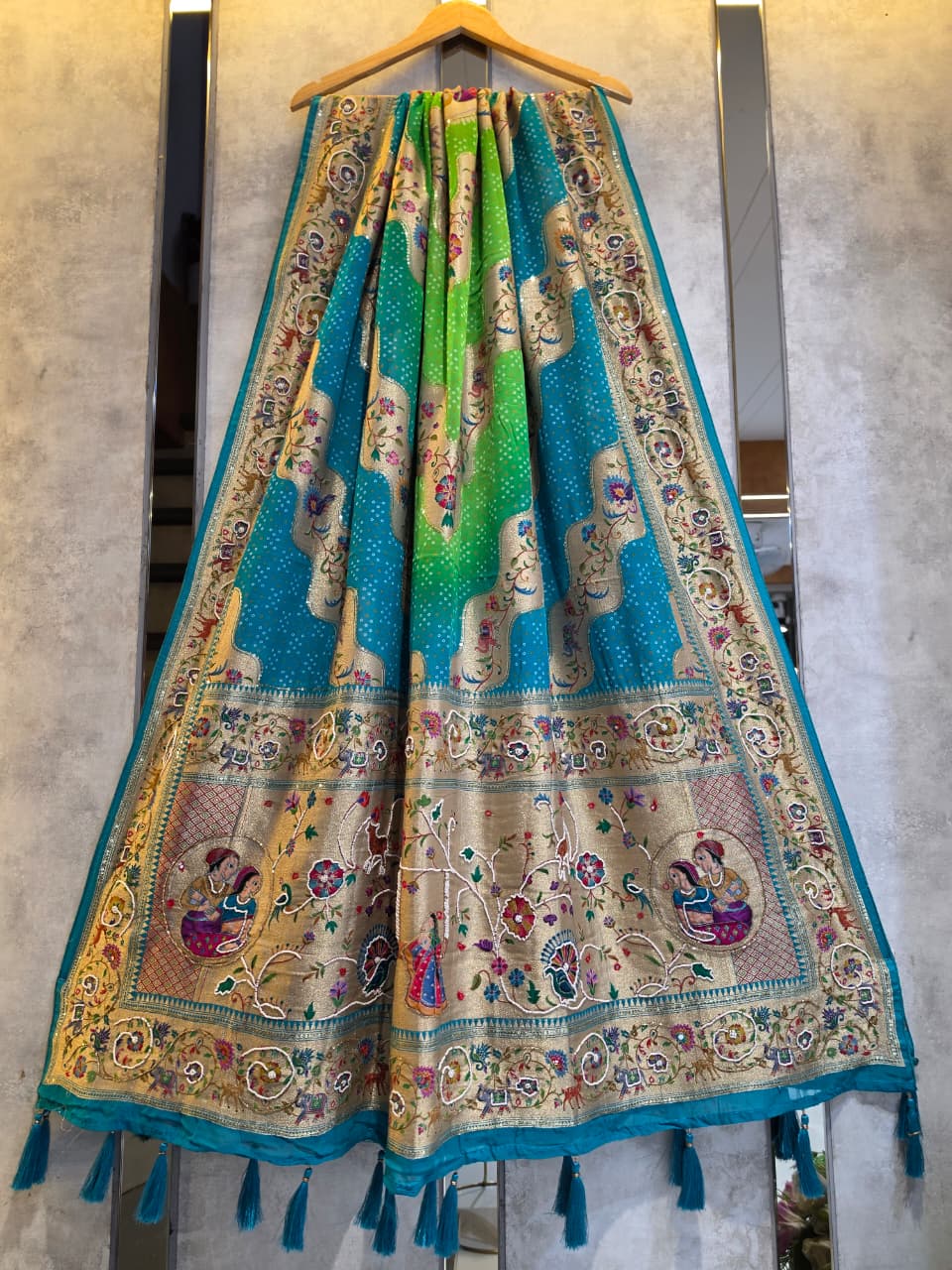 jorjet khadi position dupatta JKPD004