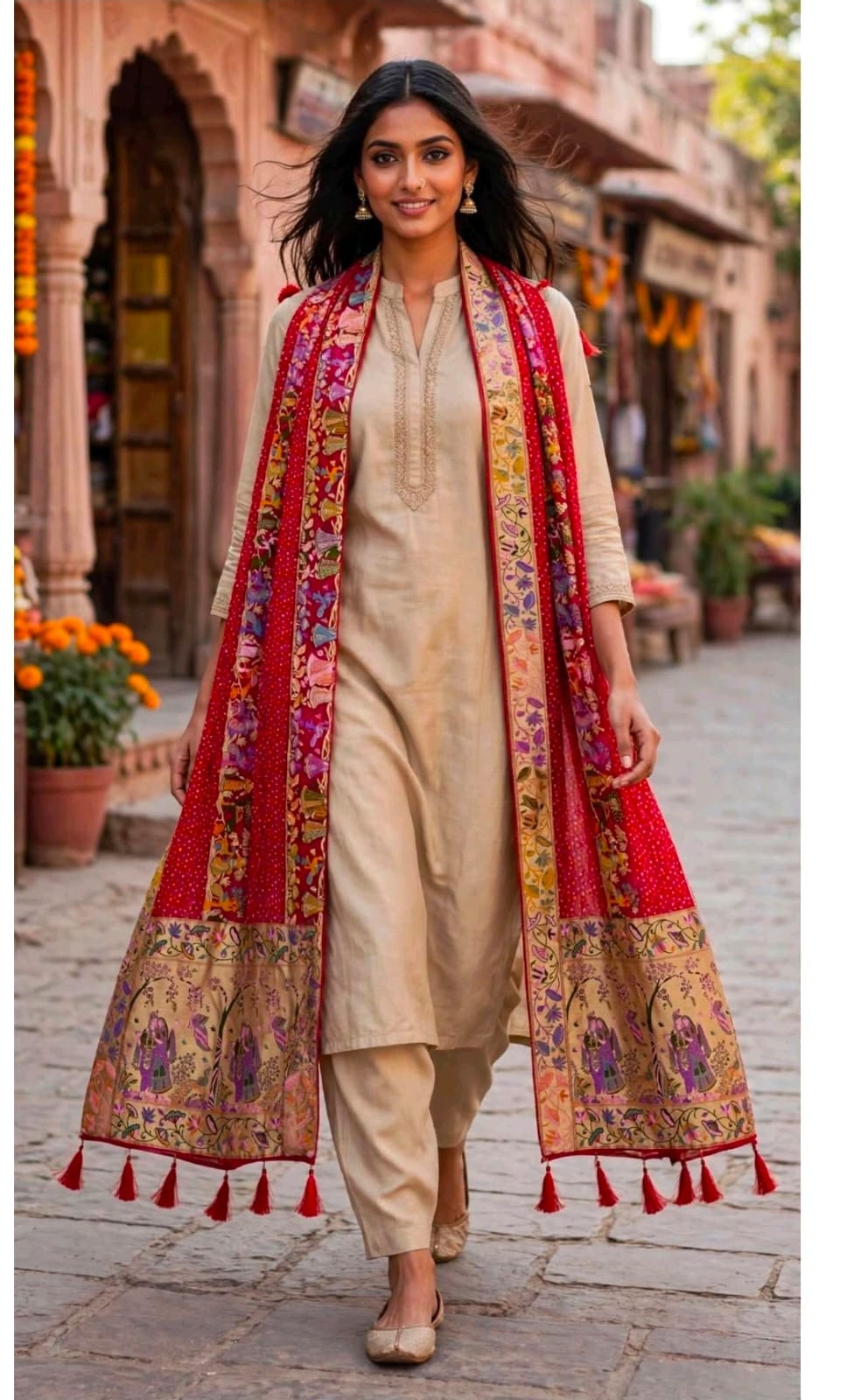 Jorjet Mina Dupatta JM013
