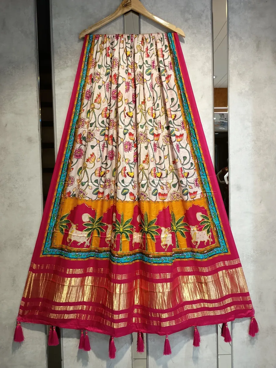 Gaji Silk Lagdi Patta GSL009