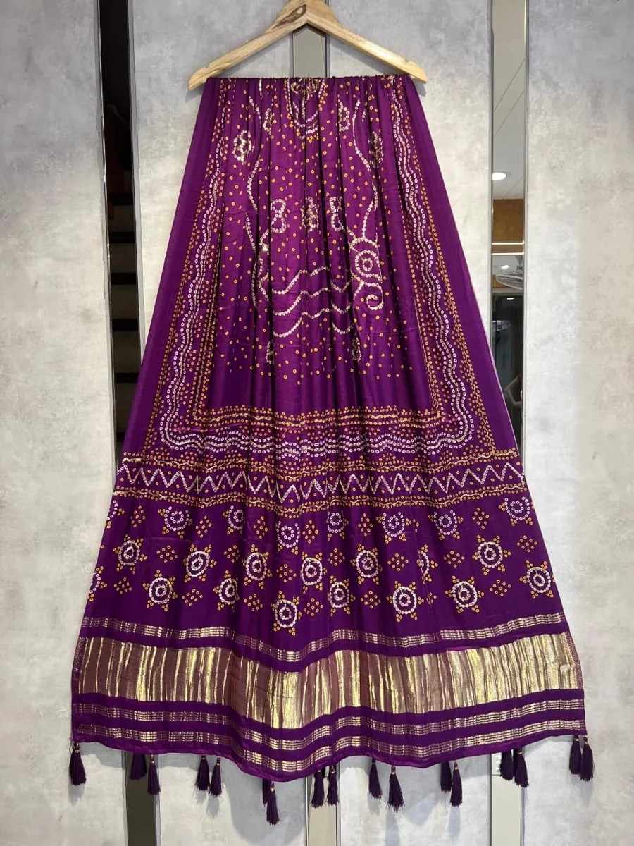 Gaji Silk Lagdi Patta GSL018