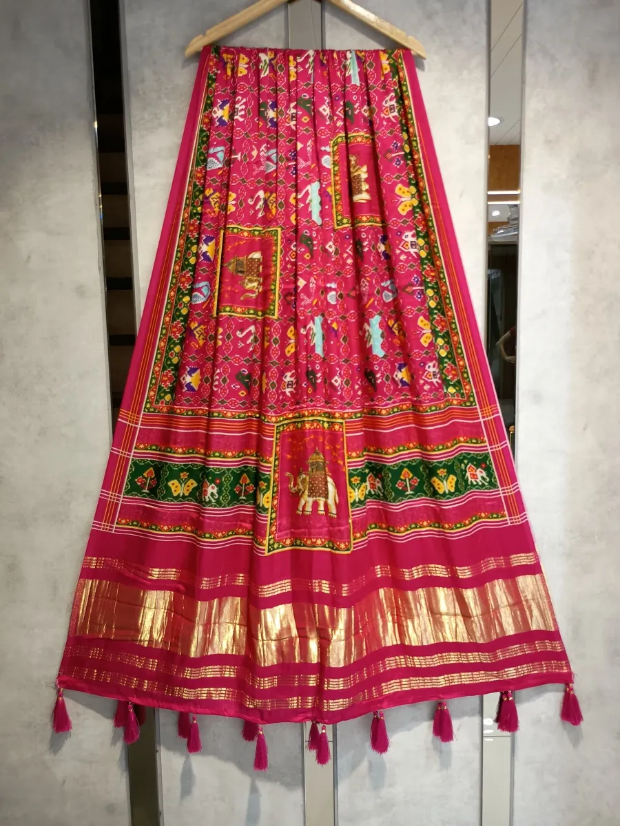 Gaji Silk Lagdi Patta GSL031