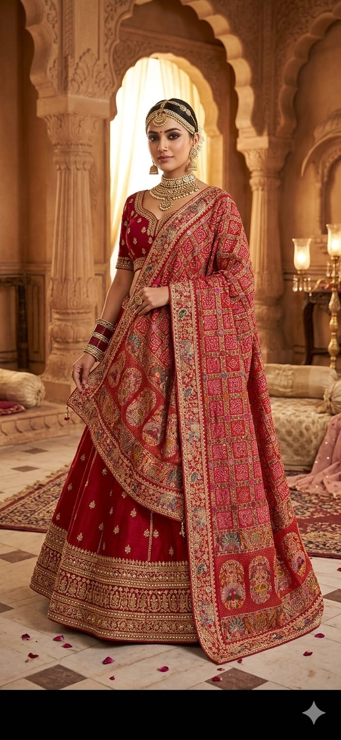 mina jorjet bordar work dupatta MJBWD001