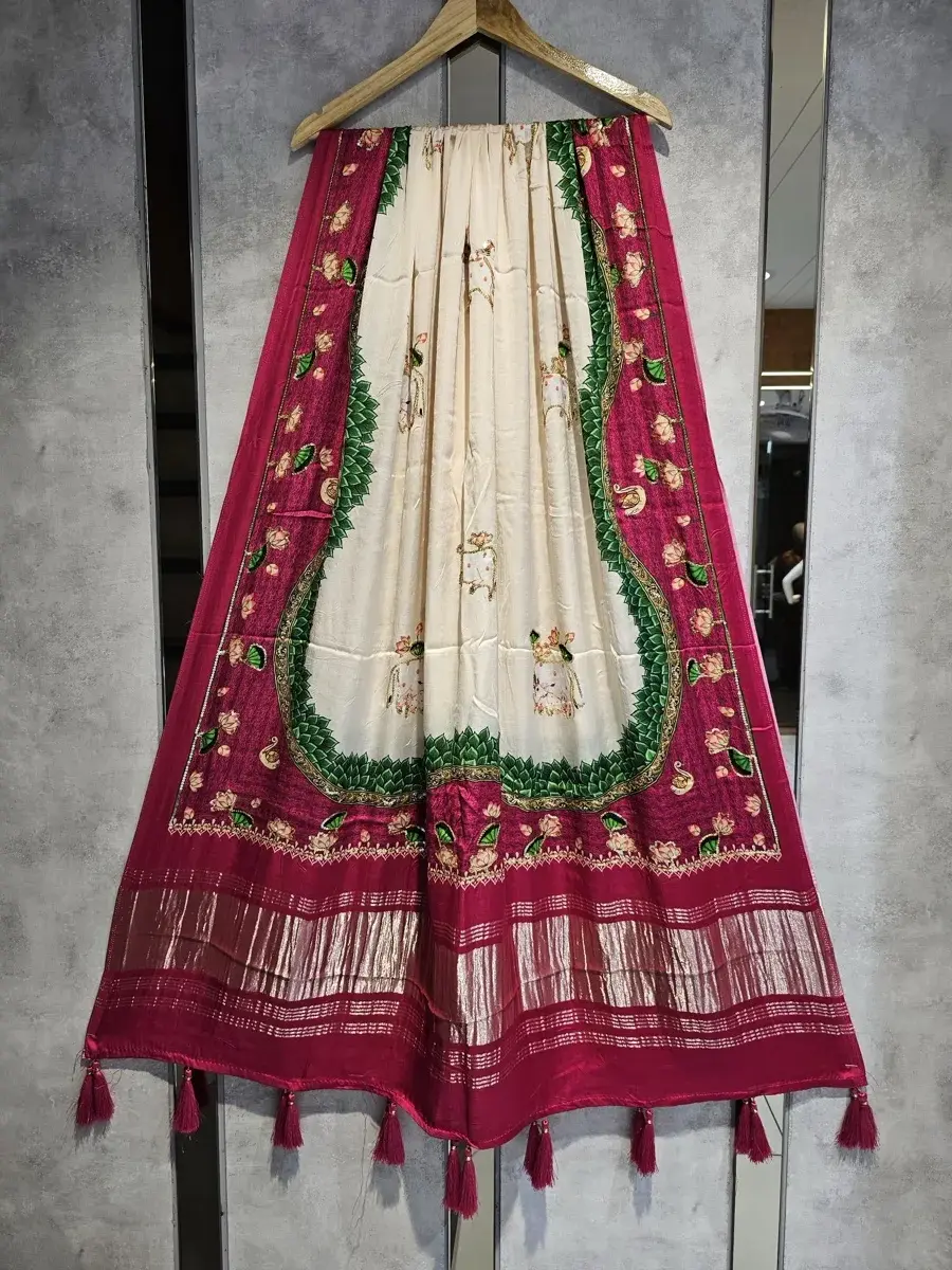 Gaji Silk Lagdi Patta GSL006
