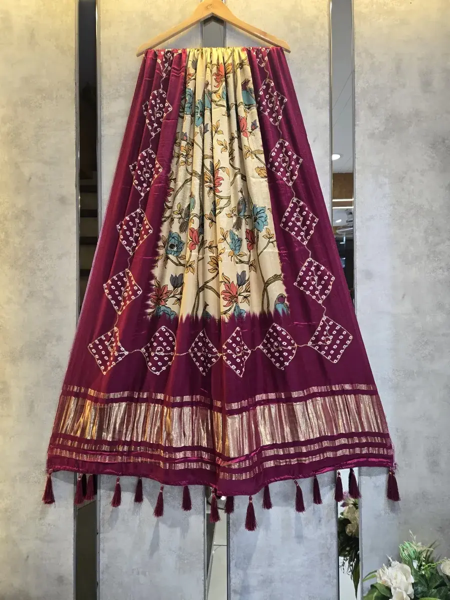 Gaji Silk Lagdi Patta GSL029